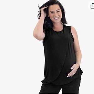 Kindred Bravely Tulip Hem Maternity and Nursing Tank